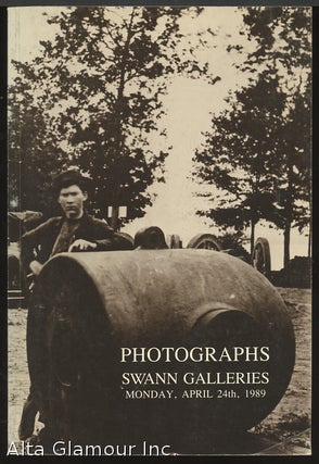 Item #42852 PHOTOGRAPHS AND PHOTOGRAPHIC LITERATURE; Sale 1497: April 24, 1989. Catalogue, Swann...