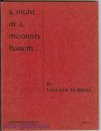 Item #44233 A NIGHT IN A MOORISH HAREM. Lord George Herbert.