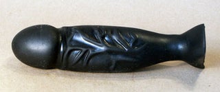 Item #44271 BLACK SILICONE VEINED PENIS SHAPED BUTT PLUG; GALLERY016