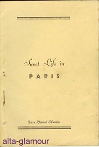 Item #44341 SWEET LIFE IN PARIS [SCHOOL LIFE IN PARIS
