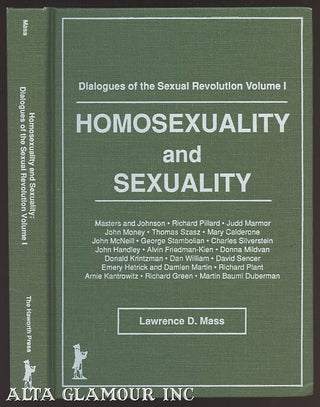 Item #44819 HOMOSEXUALITY AND SEXUALITY. Dialogues of the Sexual Revolution. Volume 1. Lawrence...