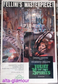 Item #45806 JULIET OF THE SPIRITS; Poster for the film starring Giulietta Masina and Sandra Milo....