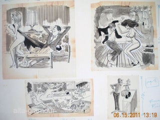 Item #45973 BACHELOR IS A DIRTY WORD - ORIGINAL ARTWORK; French Frills