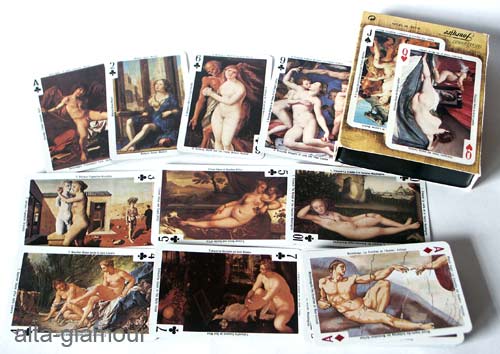 THE NUDE IN ART | Playing Cards