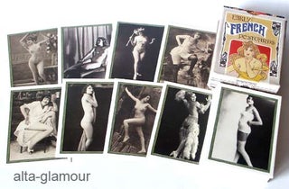 Item #46539 EARLY FRENCH POSTCARDS. Trading Cards