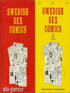Item #48253 SWEDISH SEX COMICS. Volumes 1 and 2. James Wakefield, compiler