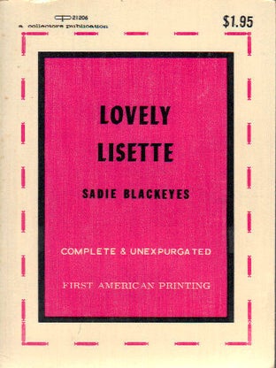 Item #50517 LOVELY LISETTE. Sadie Blackeyes, Pierre Dumarchey