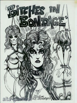 Item #51245 BITCHES IN BONDAGE - PHOTOGRAPHIC BONDAGE ART SET. Eneg