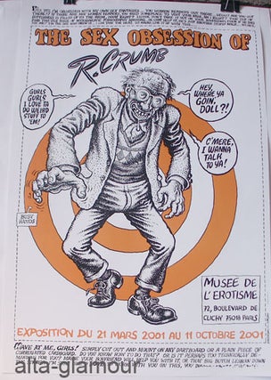 Item #51767 THE SEX OBSESSION OF R. CRUMB; Poster for Exposition du 21 Mars 2001 au 11 Octobre...