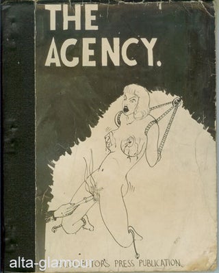 Item #53100 THE MODEL AGENCY OF PERVERSION [cover title: THE AGENCY]. John Irving