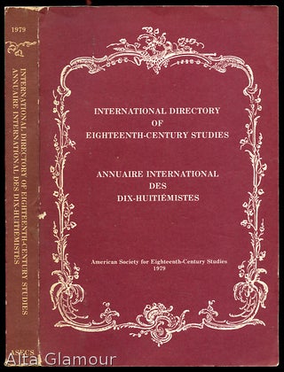 Item #54013 INTERNATIONAL DIRECTORY OF EIGHTEENTH-CENTURY STUDIES | ANNUAIRE INTERNATIONAL DES...