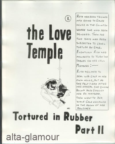 Item #56459 THE LOVE TEMPLE - PHOTOGRAPHIC BONDAGE ART SET; Tortured in Rubber - Part II