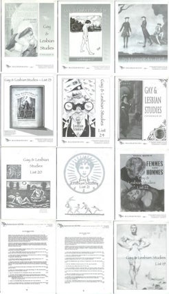 Item #57769 BOLERIUM BOOKS - BOOKSELLER CATALOGUE; Gay & Lesbian Studies. Catalogue