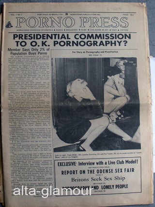 Item #57863 PORNO PRESS; World Wide Coverage of Erotica