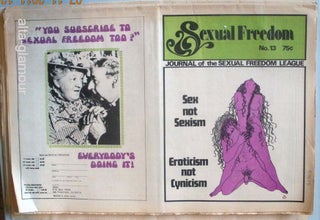 Item #57873 SEXUAL FREEDOM; Journal of the San Francisco Sexual Freedom League