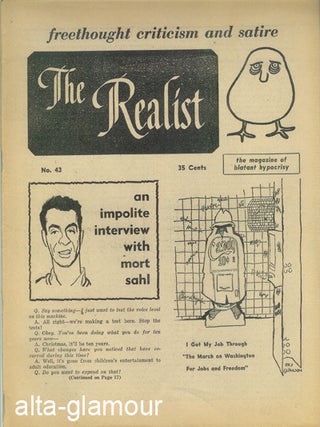 Item #57981 THE REALIST; Freethought Criticism and Satire. Paul Krassner