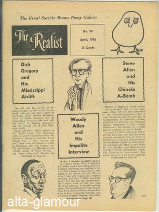 Item #57985 THE REALIST; Freethought Criticism and Satire. Paul Krassner