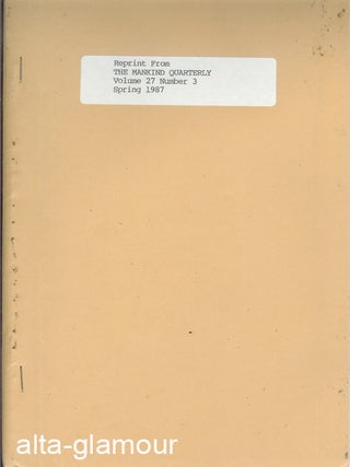 Item #58139 ACHIEVEMENT AMONG GERMAN JEWS BORN DURING THE YEARS 1785-1885; Reprint from The...