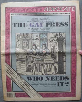 Item #59172 THE ADVOCATE; America's Leading Gay Newsmagazine