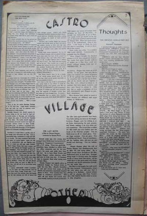 Item #59415 CASTRO VILLAGE OTHER; Official Community Newspaper for Castro Village
