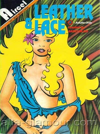 Item #59482 LEATHER & LACE. Barry Blair, Angel de Mioche