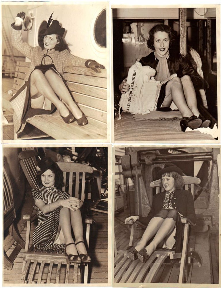 1940s Vintage Porn Upskirt - PHOTO SET - NAVY UPSKIRT COLLECTION