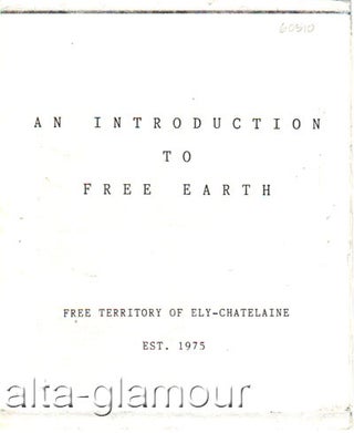 Item #60510 AN INTRODUCTION TO FREE EARTH
