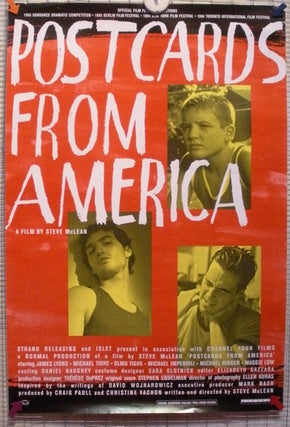 Item #60896 POSTCARDS FROM AMERICA; A Film by Steve McLean