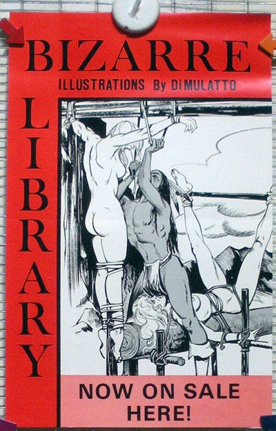 Item #61018 BIZARRE LIBRARY - ILLUSTRATIONS BY DIMULATTO; Now On Sale Here!