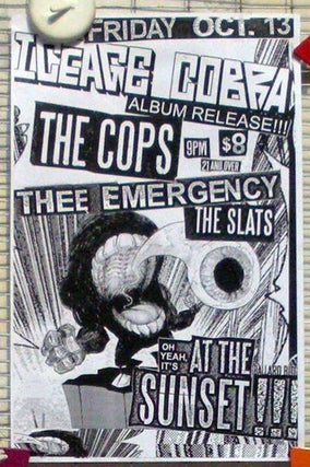 Item #61034 ICEAGE COBRA / THE COPS / THEE EMERGENCY / THE SLATS