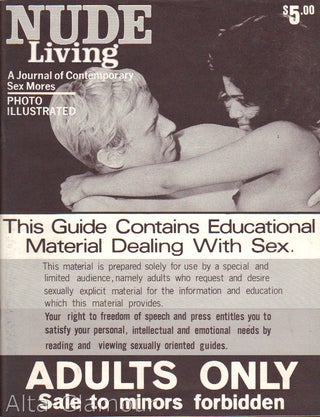 Item #61723 NUDE LIVING; A Journal of Contemporary Sex Mores