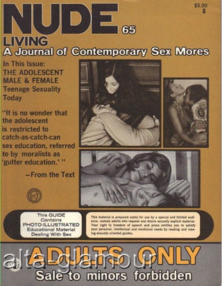 Item #61725 NUDE LIVING; A Journal of Contemporary Sex Mores
