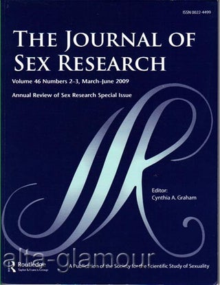 Item #61813 THE JOURNAL OF SEX RESEARCH; A Publication of the Society for the Scientific Study of...