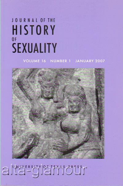 Item #61848 JOURNAL OF THE HISTORY OF SEXUALITY