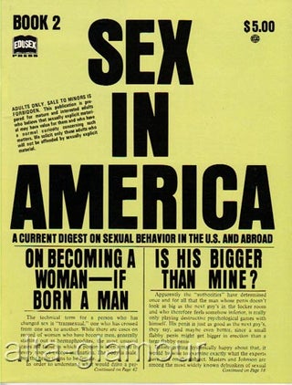 Item #61947 SEX IN AMERICA; Book 2, A Current Digest on Sexual Behavior in the U.S. and Abroad