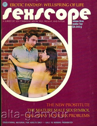 Item #62071 SEXSCOPE; A Survey of Sex Communications Past, Present, and Future