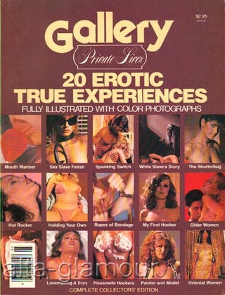 Item #62128 GALLERY PRIVATE LIVES; 20 Erotic True Experiences