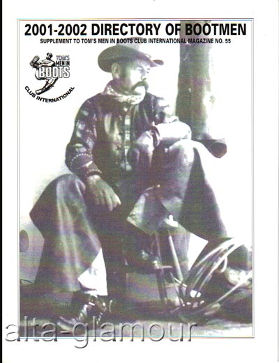 Item #62346 2001-2002 DIRECTORY OF BOOTMEN; Supplement to Tom's Men in Boots Club International Magazine No. 55, 2001-2002