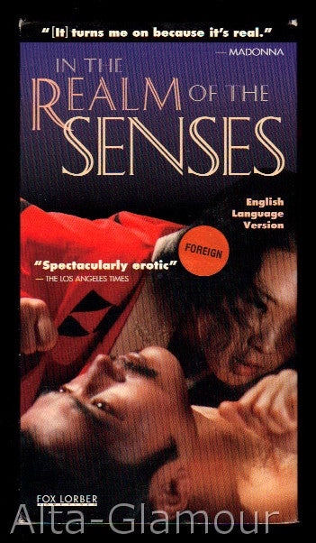 Item #63197 IN THE REALM OF THE SENSES; VHS. Nagisa Oshima, Director and Screenplay.