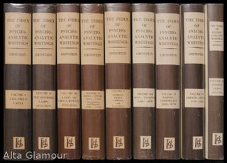 Item #63498 THE INDEX OF PSYCHOANALYTIC WRITINGS; Volumes I-IX [set]. Alexander Grinstein, M. D