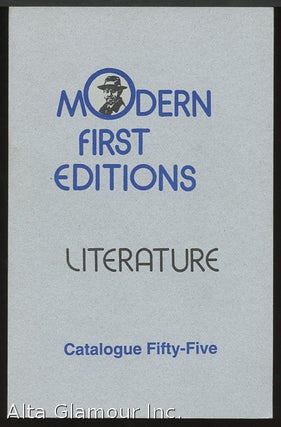 Item #63537 MODERN FIRST EDITIONS: Literature; Catalogue Fifty-Five. Joseph the Provider Books