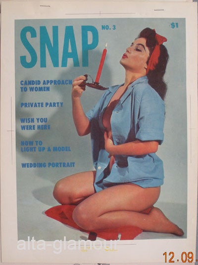 Item #63766 COLOR SEPARATION PROOF - SNAP [Shirley Skates]. Milton Luros, Publisher.