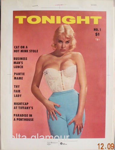 Item #63770 COLOR SEPARATION PROOF - TONIGHT Vol. 1, No. 1 [June Wilkinson]. Milton Luros, Publisher.