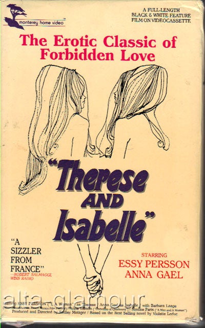 Item #63886 THERESE AND ISABELLE; VHS. Radley Metzger, Producer and director.