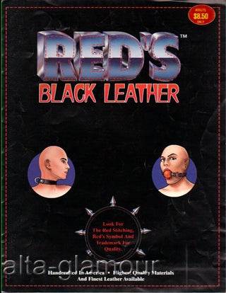 Item #64132 RED'S BLACK LEATHER