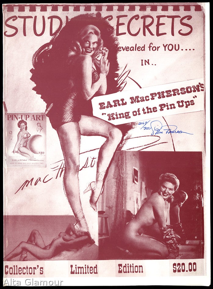 Item #67361 EARL MAC PHERSON - KING OF THE PIN UPS; Collector's Limited Edition. Earl Mac Pherson, Max Allan Collins.