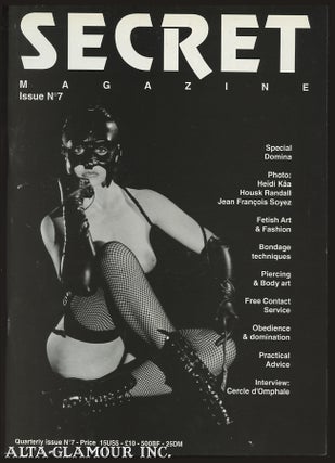 Item #67735 SECRET Magazine; English Edition. Juergen Boedt