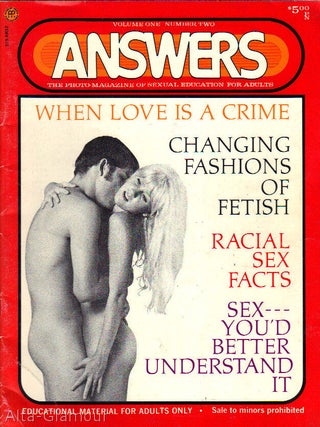 Item #69797 ANSWERS; The Photo-Magazine of Sexual Education for Adults