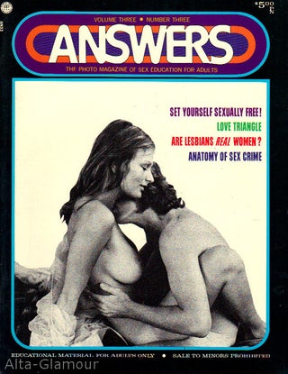 Item #69801 ANSWERS; The Photo-Magazine of Sexual Education for Adults