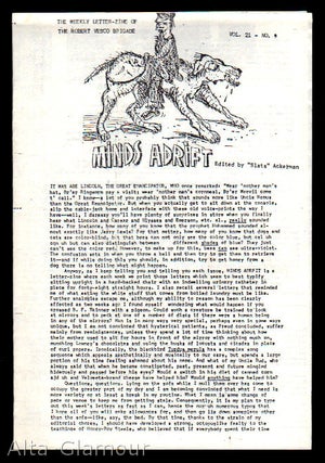 Item #69908 MINDS ADRIFT; The weekly letter-zine of the Robert Vesco brigade